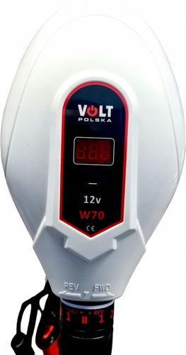Silnik zaburtowy elektryczny Volt WICHER 70 12V 800W 8 biegów biało czarny na Arena.pl