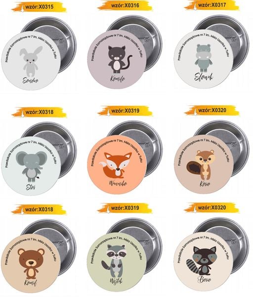 Przypinki buttony pasowanie na pierwszaka zdjęcie 3