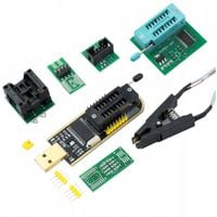 Duży zestaw programator EEPROM i Flash na CH341A I2C SPI Adapter Klips