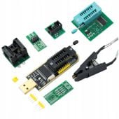 Duży zestaw programator EEPROM i Flash na CH341A I2C SPI Adapter Klips