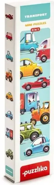 Puzzle dwuelementowe. Auta zdjęcie 2