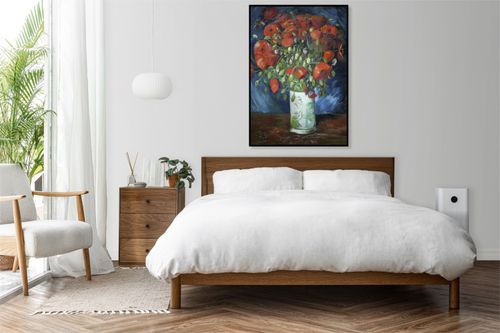 Plakat 50x70cm Vase with Poppies, Van Gogh Vintage do Salonu na Arena.pl