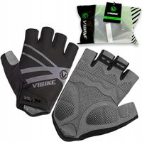 VIBIKE RĘKAWICZKI ROWEROWE NA ROWER BEZ PALCÓW ŻELOWE MĘSKIE DAMSKIE L