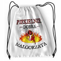 Plecak Dla Małgorzaty Sportowy Szkolny Worek Torba Z Nadrukiem Ze Zdjęciem