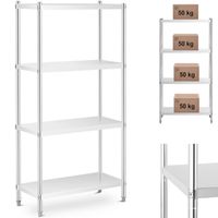 regał metalowy magazynowy gastronomiczny do 200 kg 90 x 40 x 180 cm