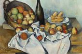 Plakat 30x20cm The Basket of Apples, Paul Cezanne Vintage do Salonu