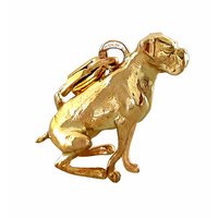 ZŁOTY CHARMS PIES BOKSER ZE ZŁOTA 8 KARATOWEGO BOKSEREK PIESEK
