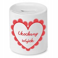 Skarbonka Dla Wujka Ukochany Wujek Prezent Z Nadrukiem Ze Zdjęciem