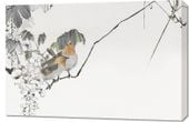 Obraz 90x60cm Two Sparrows, Seitei Japoński Vintage