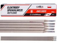 Elektrody Spawalnicze 2,5 mm x 300 mm 5kg Różowe Rutylowe Do Spawania E6013