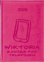 Kalendarz dzienny Planer A4 2026 TERMINARZ dużo wzorów z imieniem GRAWEREM