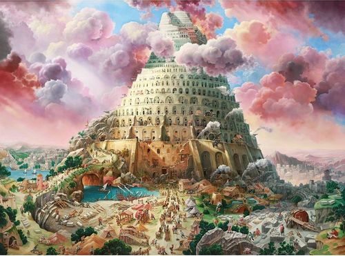 Puzzle 3000 Elementów Wieża Babel na Arena.pl