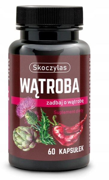 Skoczylas WĄTROBA Ostropest Plamisty Karczoch 60 kapsułek Zdrowa wątroba zdjęcie 2