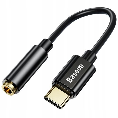 BASEUS ADAPTER PRZEJŚCIÓWKA AUDIO USB-C TYP-C - MINI JACK 3.5MM AUX DAC zdjęcie 1