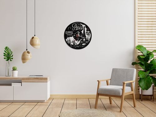 Zegar ścienny z płyty winylowej Noc w Paryżu 1.1 na Arena.pl