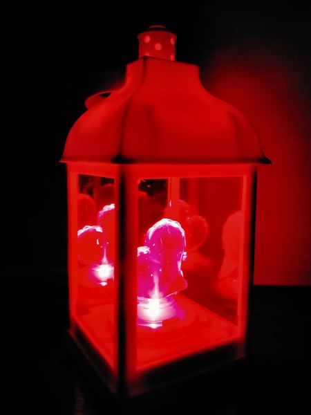 LATARENKA LED LAMPION ZNICZ SERCE NA BATERIE DEKORACYJNA BIAŁA WKŁAD KOLORY zdjęcie 13