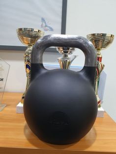 kettelbell turniejowy nowy czarny 6,7 kg