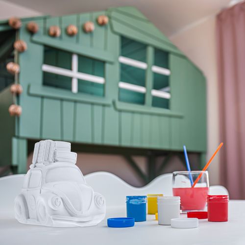 Kolorowanka 3D Samochód Figurka gipsowa do malowania na Arena.pl