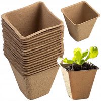 DONICZKI TORFOWE P8 BIODEGRADOWALNE ROZSADOWE SADZONKI ROZSADY 8 CM 18 SZT
