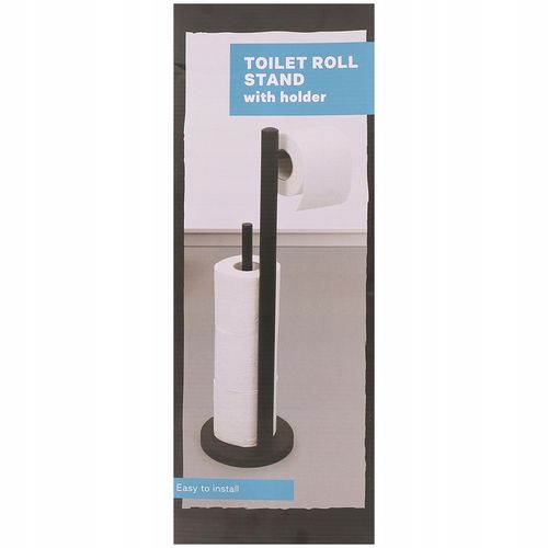 UCHWYT NA PAPIER TOALETOWY STOJĄCY DO WC 51 cm STOJAK METALOWY hit na Arena.pl