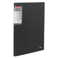 TECZKA OFERTOWA A4 20 PATIO CLEAR BOOK CASE CZARNA