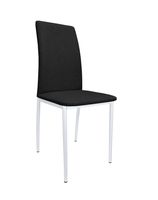 Krzesło tapicerowane ALAN stelaż biały Sawana 14