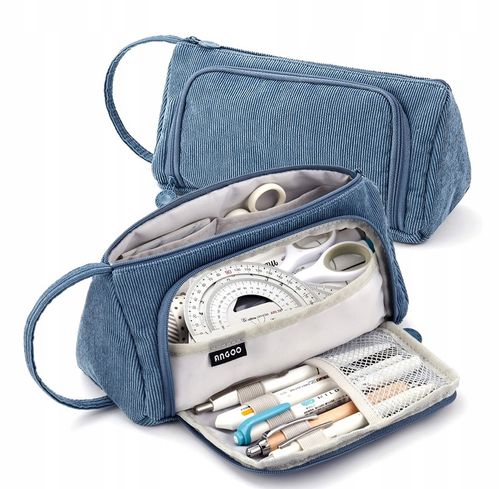 Duży Piórnik 3W1 Rozkładany Kosmetyczka Saszetka na Arena.pl