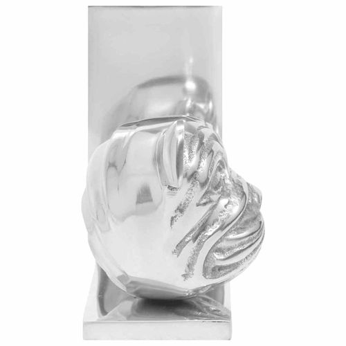 Podpórki do książek 2 pcs Srebrny 8 x 12 x 16.5 cm Aluminium na Arena.pl