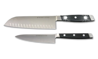 ZESTAW NOŻY Nóż x 2 SANTOKU i WARZYW SOLICUT