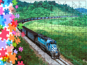 Puzzle tradycyjne Pociągi - Train
