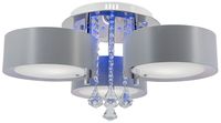 Abażurowa lampa sufitowa DRS8006/3 8C GREY 22 LED szara