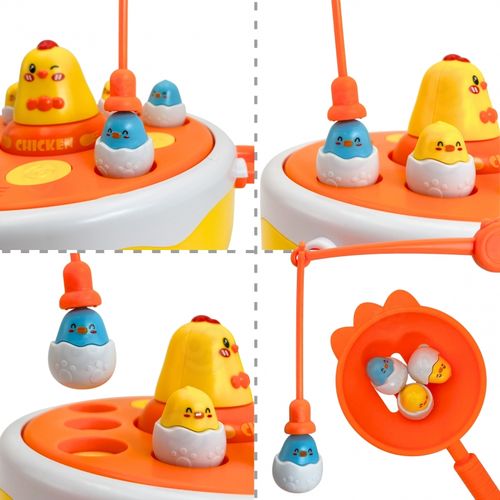 WOOPIE Gra Zręcznościowa Łowienie Kurczaczków 4w1 Katapulta na Arena.pl