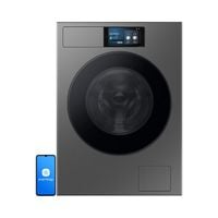 Pralka SAMSUNG BESPOKE AI WF90F09C4SU4 9kg 1400 obr AI Home AI ciemna stal