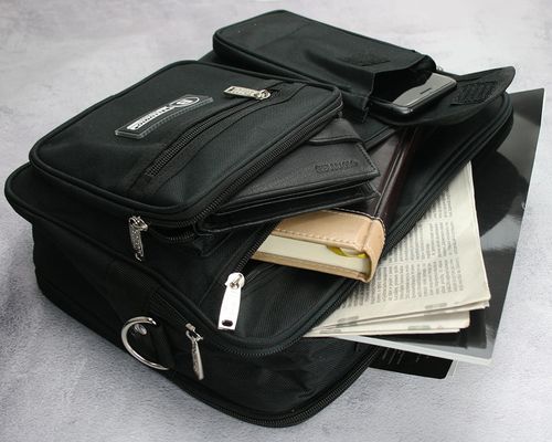 torba męska do pracy a4 bellugio - czarna na Arena.pl