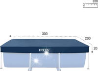 POKRYWA DO BASENU STELAŻ 300x200cm INTEX 28038