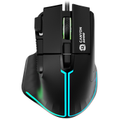 CANYON Mysz gamingowa Fortnax GM-636 RGB 9 Przycisków Przewodowa Czarna
