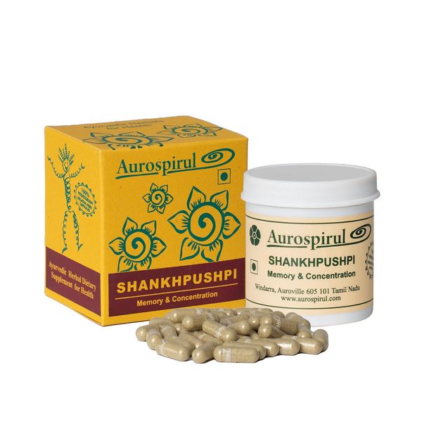 # AUROSPIRUL Shankapushpi (100 kaps.) zdjęcie 1