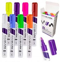 Marker markery flamastry do tablicy szkła kredowy pisak Rawmark flamaster