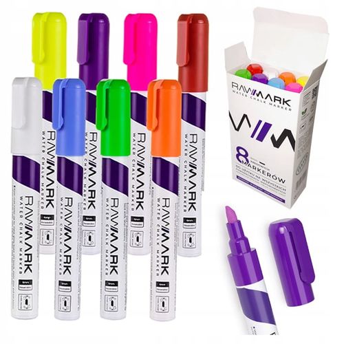 Marker markery flamastry do tablicy szkła kredowy pisak Rawmark flamaster na Arena.pl