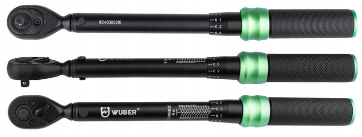 KLUCZ DYNAMOMETRYCZNY 1/4" Z BLOKADĄ 1-25NM CERTYFIKAT KALIBRACJI CR-V ETUI zdjęcie 6