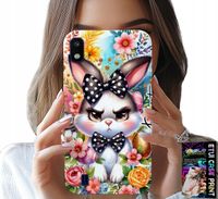 ETUI DO SAMSUNG A10 - KRÓLIK WIELKANOCNY, ZAJĄC, JAJKA + SZKŁO