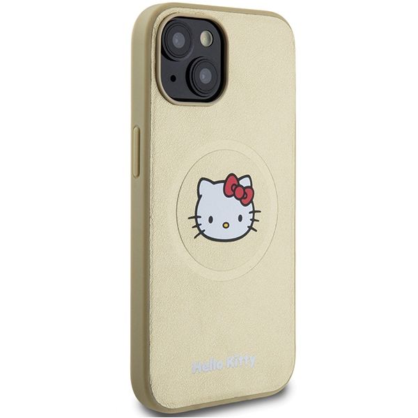 Etui Hello Kitty do iPhone 15, iPhone 14, iPhone 13, Złoty, MagSafe zdjęcie 4