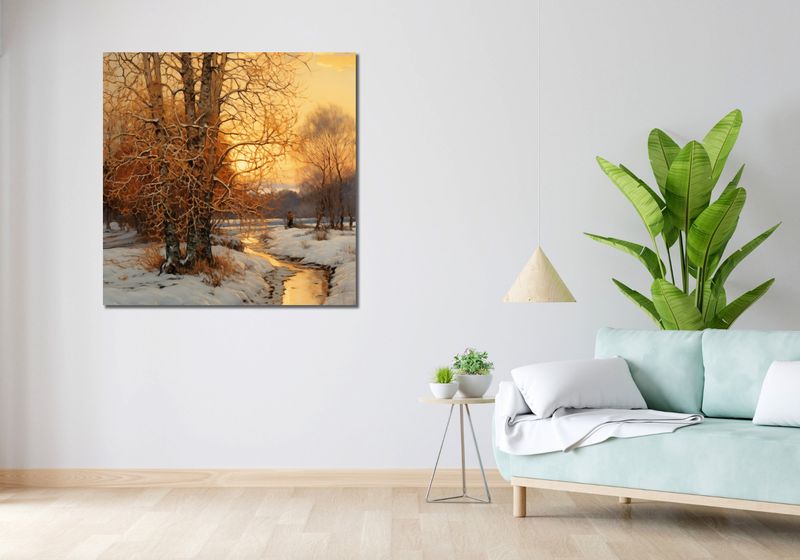 Obraz 100x100cm Brzask o Świcie zdjęcie 2