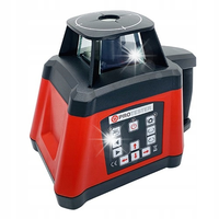 LASER OBROTOWY CZERWONY 250M 360° POZIOMICA LASEROWA Z AKCESORIA PROTESTER