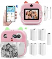 APARAT CYFROWY NATCHMIASTOWY Z DRUKARKĄ DLA DZIECI GRY +13 ROLK