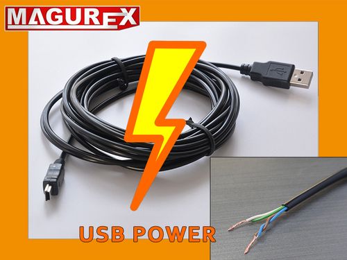 Kabel POWER Mini USB (CANON) - duże USB 2m na Arena.pl