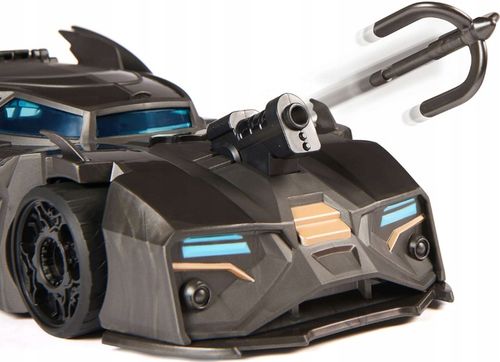 DC COMICS POJAZD BATMOBILE Z WYRZUTNIĄ + FIGURKA LALKA BATMAN 10 CM ZESTAW na Arena.pl