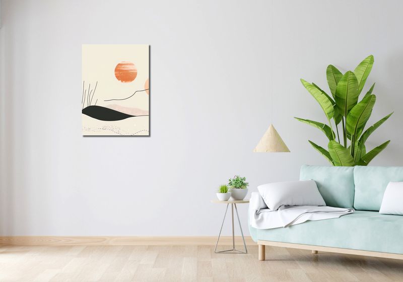 Obraz 50x70cm Miękkie Wzgórze zdjęcie 2