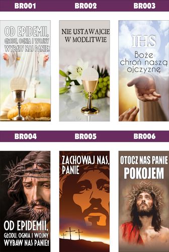 BANER NA BOŻE CIAŁO dekoracja OŁTARZA gotowy 2x1m na Arena.pl