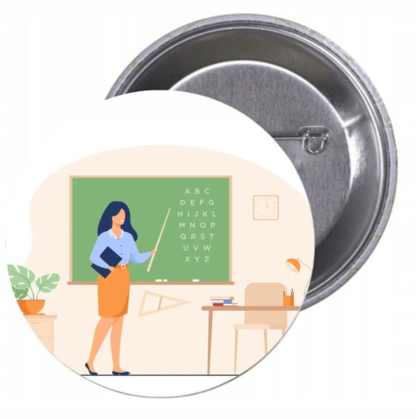 Przypinki buttony SUPER NAUCZYCIEL HIT TANIO zdjęcie 1